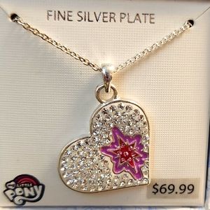 Little Pony Sparkle Heart Necklace